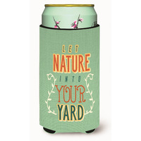 "Caroline's Treasures Let Nature Into Your yd Tall Boy Beverage Insulator Hugger, Multicolor"