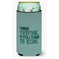"Caroline's Treasures what You Think You Become Tall Boy Beverage Insulator Hugger, Multicolor"