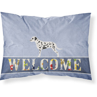 "Caroline's Treasures Dalmatian Welcome Pillowcase, Standard,"