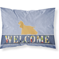 "Caroline's Treasures Cocker Spaniel Welcome Pillowcase, Standard,"