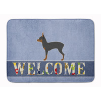 "Caroline's Treasures Toy Fox Terrier Welcome Floor Mat, 19 x 27, Multicolor"