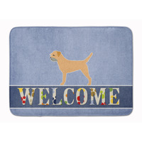 "Caroline's Treasures Border Terrier Welcome Floor Mat, 19 x 27, Multicolor"