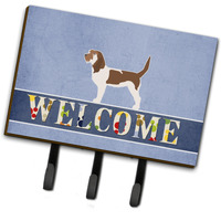 "Caroline's Treasures Grand Gr and Basset Griffon Vendeen Welcome Wall Hook, Triple, Multicolor"