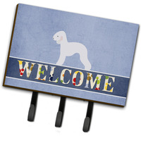 "Caroline's Treasures Bedlington Terrier Welcome Wall Hook, Triple, Multicolor"