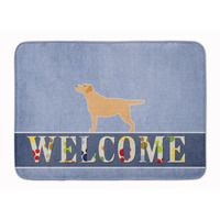 "Caroline's Treasures Yellow Labrador Retriever Welcome Floor Mat, 19 x 27, Multicolor"