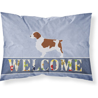 "Caroline's Treasures Welsh Springer Spaniel Welcome Pillowcase, Standard,"