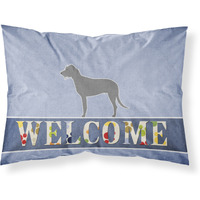 "Caroline's Treasures Irish Wolfhound Welcome Pillowcase, Standard,"