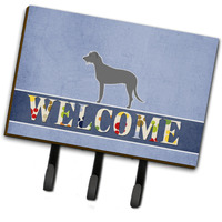 "Caroline's Treasures Irish Wolfhound Welcome Wall Hook, Triple, Multicolor"