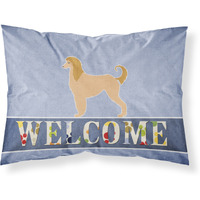 "Caroline's Treasures Afghan Hound Welcome Pillowcase, Standard,"