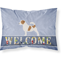 "Caroline's Treasures Jack Russell Terrier Welcome Pillowcase, Standard,"
