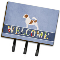 "Caroline's Treasures Jack Russell Terrier Welcome Wall Hook, Triple, Multicolor"