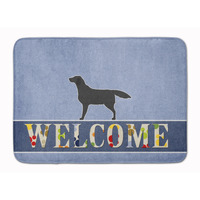 "Caroline's Treasures Black Labrador Retriever Welcome Floor Mat, 19 x 27, Multicolor"