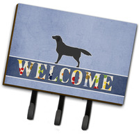 "Caroline's Treasures Black Labrador Retriever Welcome Wall Hook, Triple, Multicolor"