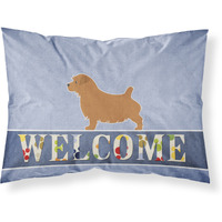 "Caroline's Treasures Welcome Norfolk Terrier Pillowcase, Standard"
