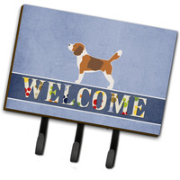 "Caroline's Treasures Beagle Welcome Wall Hook, Triple, Multicolor"