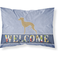 "Caroline's Treasures Italian Greyhound Welcome Pillowcase, Standard,"