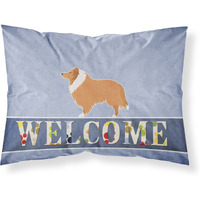 "Caroline's Treasures Collie Welcome Pillowcase, Standard,"