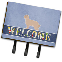 "Caroline's Treasures Pyrenean Shepherd Welcome Wall Hook, Triple, Multicolor"