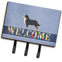 "Caroline's Treasures Bernese Mountain Dog Welcome Wall Hook, Triple, Multicolor"