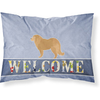 "Caroline's Treasures Caucasian Shepherd Dog Welcome Pillowcase, Standard, Multicolor"