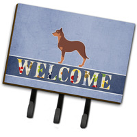 "Caroline's Treasures Australian Kelpie Dog Welcome Wall Hook, Triple, Multicolor"