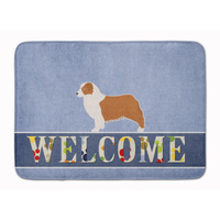 "Caroline's Treasures Australian Shepherd Dog Welcome Floor Mat, 19 x 27, Multicolor"