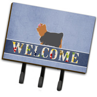 "Caroline's Treasures Yorkshire Terrier Yorkie Welcome Wall Hook, Triple, Multicolor"