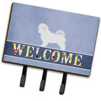 "Caroline's Treasures Maltese Welcome Wall Hook, Triple"