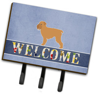 "Caroline's Treasures Brussels Griffon Welcome Wall Hook, Triple, Multicolor"