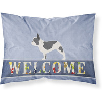 "Caroline's Treasures French Bulldog Welcome Pillowcase, Standard,"