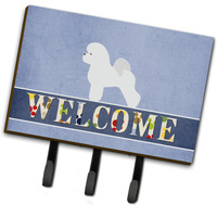 "Caroline's Treasures Bichon Frise Welcome Wall Hook, Triple"