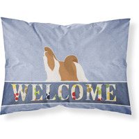 "Caroline's Treasures Shih Tzu Welcome Pillowcase, Standard,"