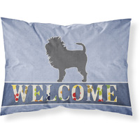 "Caroline's Treasures Welcome Affenpinscher Pillowcase, Standard"