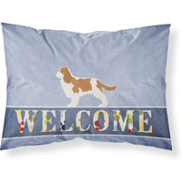 "Caroline's Treasures Cavalier King Charles Spaniel Welcome Pillowcase, Standard,"