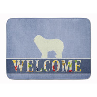 "Caroline's Treasures Komondor Welcome Floor Mat, 19 x 27, Multicolor"