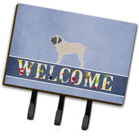 "Caroline's Treasures English Mastiff Welcome Wall Hook, Triple, Multicolor"