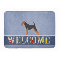 "Caroline's Treasures Airedale Terrier Welcome Floor Mat, 19 x 27, Multicolor"
