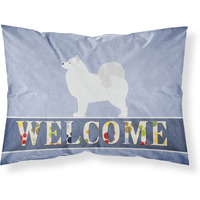 "Caroline's Treasures Samoyed Welcome Pillowcase, Standard,"