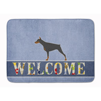 "Caroline's Treasures Doberman Pinscher Welcome Floor Mat, 19 x 27, Multicolor"