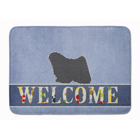 "Caroline's Treasures Puli Welcome Floor Mat, 19 x 27, Multicolor"