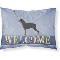 "Caroline's Treasures Rottweiler Welcome Pillowcase, Standard,"