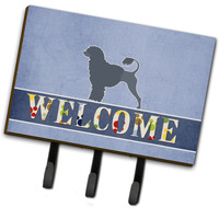 "Caroline's Treasures Portuguese Water Dog Welcome Wall Hook, Triple"