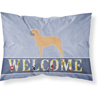 "Caroline's Treasures Welcome Bullmastiff Pillowcase, Standard"