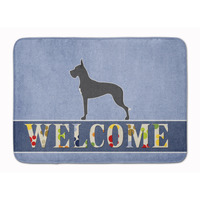 "Caroline's Treasures Dane Welcome Floor Mat, 19 x 27, Multicolor"