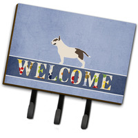 "Caroline's Treasures Bull Terrier Welcome Wall Hook, Triple, Multicolor"