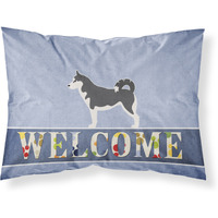 "Caroline's Treasures Siberian Husky Welcome Pillowcase, Standard,"