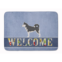 "Caroline's Treasures Siberian Husky Welcome Floor Mat, 19 x 27, Multicolor"
