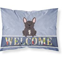 "Caroline's Treasures French Bulldog Brindle Welcome Pillowcase, Standard,"
