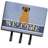 "Caroline's Treasures Mastiff Welcome Wall Hook, Triple, Multicolor"