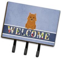 "Caroline's Treasures Norwich Terrier Welcome Wall Hook, Triple, Multicolor"